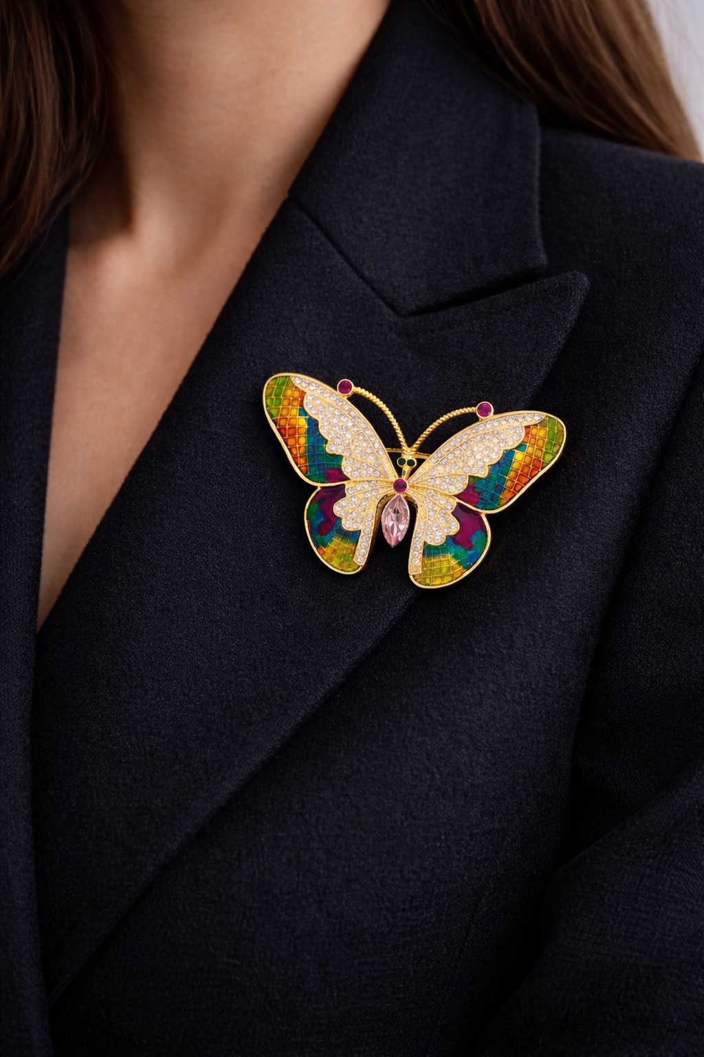 Veloria Butterfly Brooch