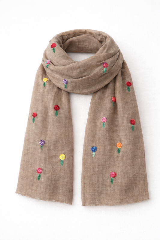 NORA Bloom Wool Shawl