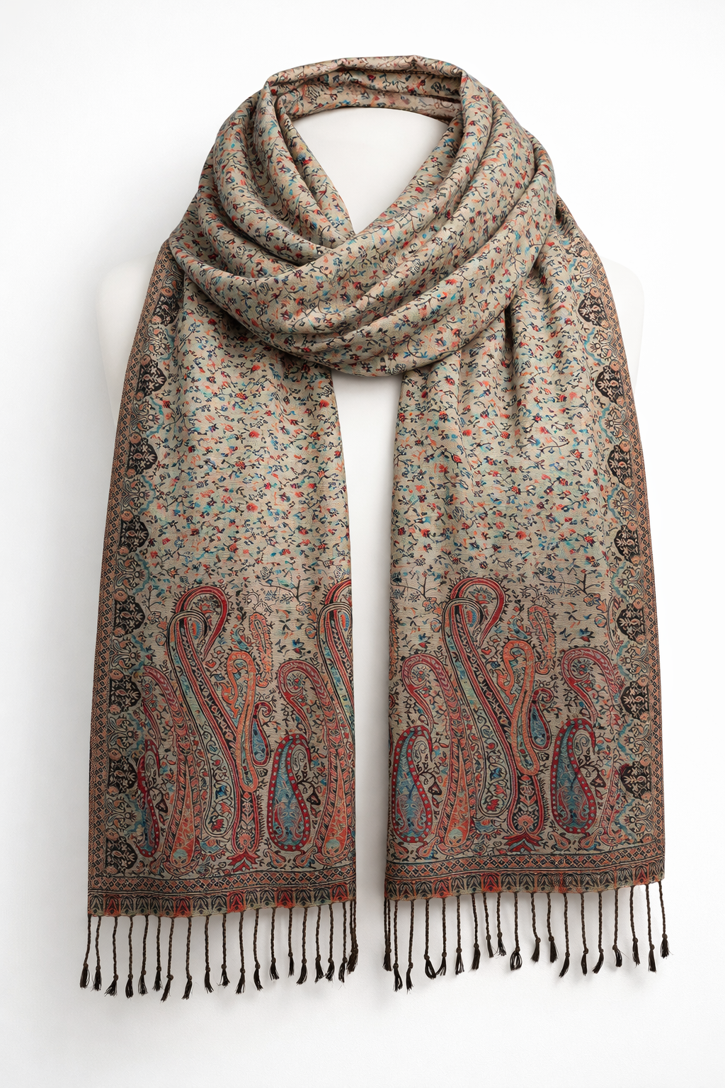 Royal Dual-Weave Pure Pashmina    /Two Sided Luxury