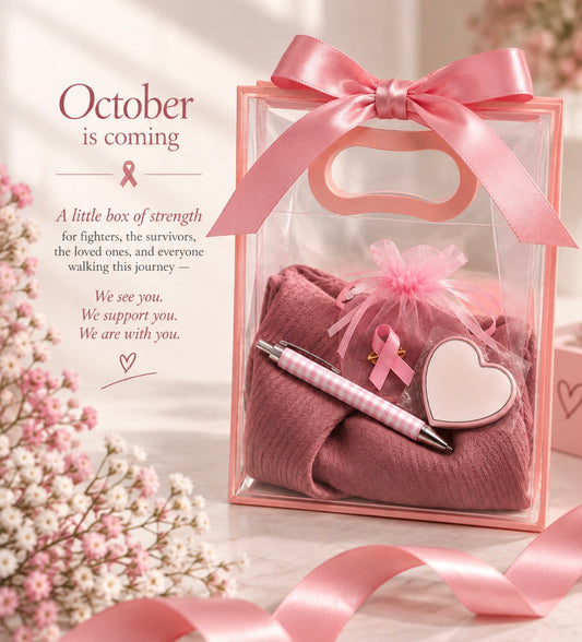 A Gift of Hope for Pink day/ silk scarf
