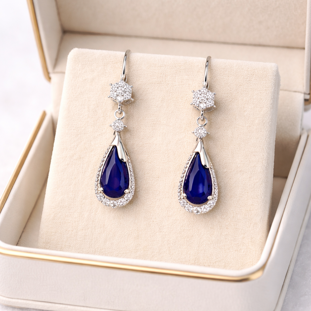 925 Silver Lapis Lazuli Set
